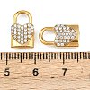 304 Stainless Steel Micro Pave Cubic Zirconia Pendants STAS-A132-05C-G-3