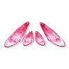 Transparent Resin Wing Earrings Pendants FIND-TAC0006-60B-2