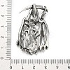 Halloween 316 Surgical Stainless Steel Pendants STAS-A123-01B-AS-3