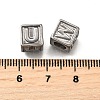 26Pcs 26 Styles 304 Stainless Steel Cube Beads STAS-V009-01P-3