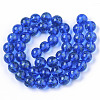 Handmade Gold Sand Lampwork Beads Strands LAMP-T007-06E-2