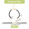 10Pcs Nylon Cords Bracelet Makings Fit for Connector Charms AJEW-DC0001-90-2