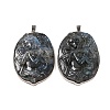 Natural Labradorite Carved Goddess Big Pendants G-B085-09P-1