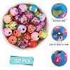 Handmade Polymer Clay Beads CLAY-PA0001-08C-2