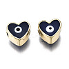 Alloy Enamel Beads PALLOY-Q441-036C-RS-2