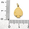 304 Stainless Steel Crystal Rhinestone Pendants STAS-E550-18G-3