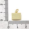 Brass Enamel Charms KK-P338-31G-03-2