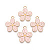 Alloy & Enamel Pendants ENAM-T021-61G-1