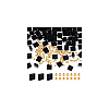1 Strand Rectangle Natural Black Onyx(Dyed & Heated) Beads Strands G-NB0005-54B-7