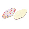 Rack Plating Alloy and Enamel Big Pendants ENAM-T021-29I-2