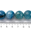Natural Dragon Veins Agate(Dyed & Heated) Beads Strands G-K390-A15-01-5
