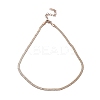 Ion Plating(IP) 304 Stainless Steel Herringbone Chain Necklace NJEW-D045-10G-1