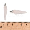 Natural Rose Quartz Pointed Pendants G-D089-01P-06-3