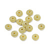Rack Plating Alloy Beads PALLOY-I216-36LG-3