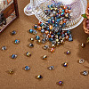 140Pcs 7 Colors Electroplate Glass Beads EGLA-HY0001-17A-4