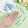 24Pcs 6 Styles Alloy Pendant Decorations HJEW-NB00197-3