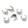 Non-Tarnish 201 Stainless Steel Snap on Bails STAS-K259-16P-3