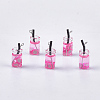 Glass Bottle Pendants CRES-N017-06J-1