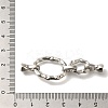Brass Micro Pave Clear Cubic Zirconia Fold Over Clasps KK-K389-112P-3