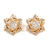 Brass Micro Pave Celar Cubic Zirconia Spacer Bars KK-F910-23G-03-1