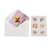 Rectangle Diwali Day Paper Greeting Card DIY-NH0010-01C-2