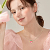 30Pcs Electroplate Opaque Acrylic Pendants PACR-SC0001-10-5