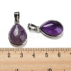 Natural Amethyst Pendants G-I358-B19-3