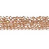 Transparent Electroplate Glass Beads Strands GLAA-F029-3mm-A12-1