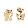 PVD Vacuum Plating 304 Stainless Steel Stud Earrings for Women EJEW-A048-48F-G-2