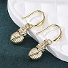 Brass Micro Pave Colorful Cubic Zirconia Dangle Earrings EJEW-F362-13G-3