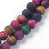 Natural Tiger Eye Beads Strands G-F616-01C-8mm-1