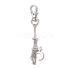 Moon Alloy Swivel Lobster Claw Clasps & Brass Cable Chains AJEW-JB01337-01-1