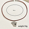 Retro Alloy Hip-hop Style Playing Card Pendant Necklaces LE7293-3-1