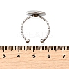 304 Stainless Steel Cuff Ring Components RJEW-H250-02A-P-3