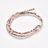 Electroplate Non-magnetic Synthetic Hematite Beads Strands G-K239-14A-1