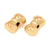 Brass Enamel Beads KK-CBA57A9-05G-3