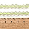 Natural Lemon Quartz(Heated) Beads Strands G-G286-A04-6mm-5
