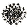 Luminous Handmade Foil Glass Beads LAMP-P020-01A-02-2