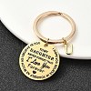 Valentine's Day Brass & 201 Stainless Steel Keychain KEYC-YW00097-21-1