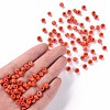 Opaque Colours Glass Round Bugle Beads SEED-S045-001A-A01-5