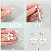 304 Stainless Steel Stud Earring Findings EJEW-SP0001-17I-4