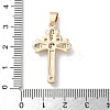 Brass Micro Pave Clear Cubic Zirconia Pendants KK-A212-11E-G-3