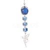 Glass Round & Octagonal Beads Hanging Suncatchers HJEW-JM04617-01-2