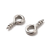 Non-Tarnish 304 Stainless Steel Screw Eye Pin Peg Bails LS-STAS-E044-07P-01-4