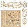 Wood Shaving Boards DIY-WH0548-008-1