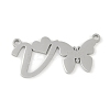 Non-Tarnish 304 Stainless Steel Pendants STAS-L279-002P-V-1