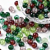 Baking Paint Crackle Glass Beads DGLA-X0006-6mm-10-1