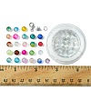 DIY Round Glass Bracelets Making Kits DIY-FS0006-20-4