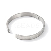 Non-Tarnish 304 Stainless Steel Grooved Star Bangles BJEW-F464-14P-4