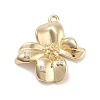 Brass Pave Clear Cubic Zirconia Pendants LS-KK-Z061-13G-02-1